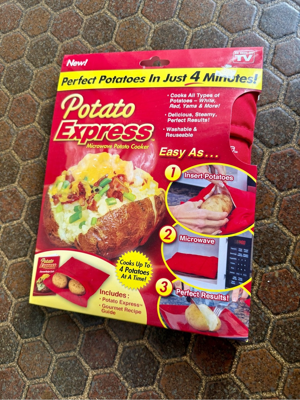 Microwave Potato Cooker - Red
